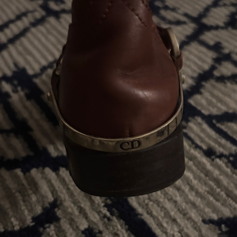 Dior Brown Over the Knee Boots - Picture 2 of 4